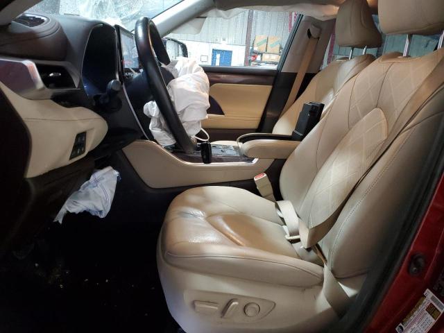 2021 Toyota Highlander Hybrid Platinum VIN: 5TDEBRCH7MS019363 Lot: 55260564