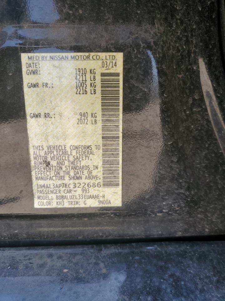 1N4AL3AP7EC322686 2014 Nissan Altima 2.5