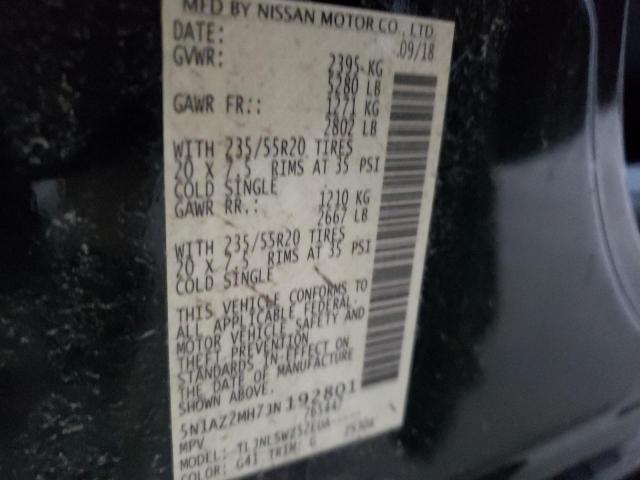 2018 Nissan Murano S VIN: 5N1AZ2MH7JN192801 Lot: 56934554