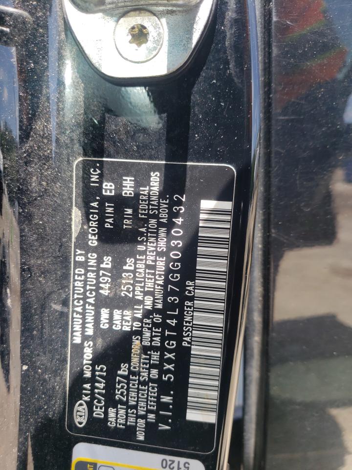 5XXGT4L37GG030432 2016 Kia Optima Lx