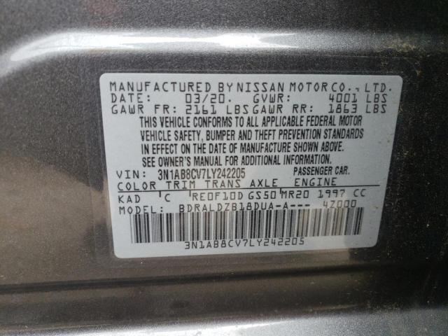 2020 NISSAN SENTRA SV - 3N1AB8CV7LY242205