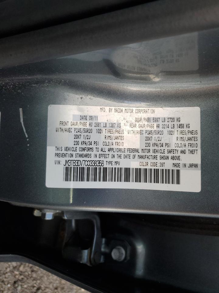 JM3TB3DV7C0338358 2012 Mazda Cx-9