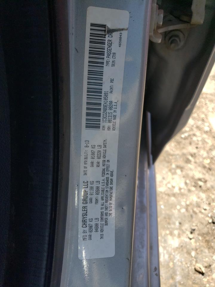 1C3CDZAB9EN105091 2014 Dodge Avenger Se