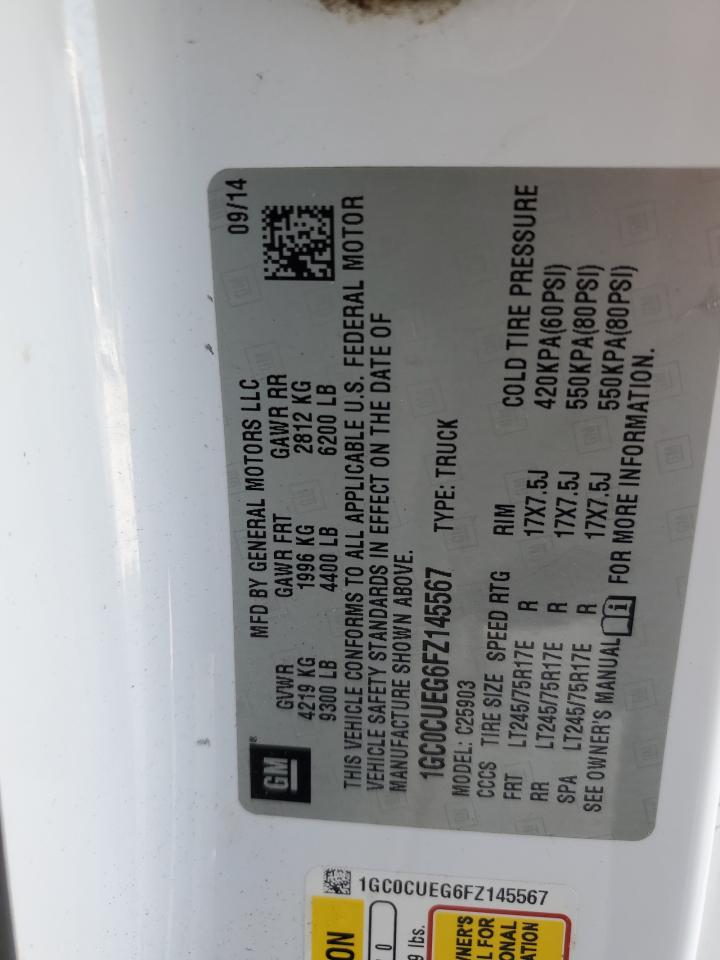 1GC0CUEG6FZ145567 2015 Chevrolet Silverado C2500 Heavy Duty