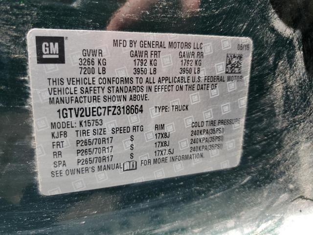 2015 GMC SIERRA K15 - 1GTV2UEC7FZ318664