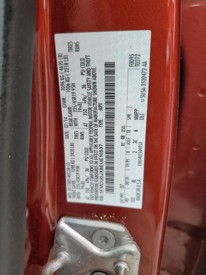 1FMCU0JX8EUE10537 2014 Ford Escape Titanium