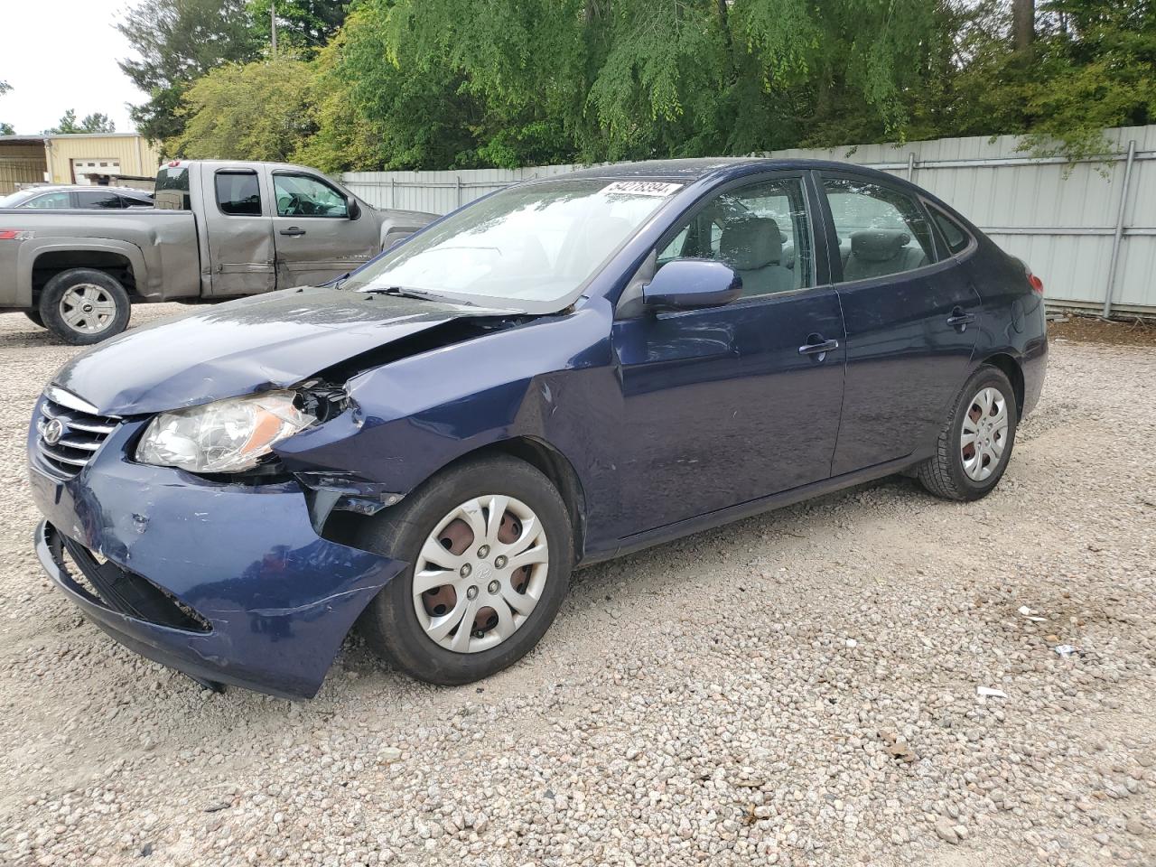 KMHDU4AD5AU991667 2010 Hyundai Elantra Blue