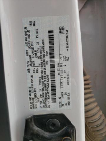 2019 FORD F150 SUPER - 1FTEW1E57KKF32089
