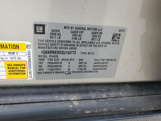 2013 GMC Acadia Sle VIN: 1GKKRNEDXDJ190773 Lot: 54443704