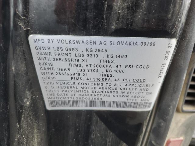 WVGZM77L26D023894 2006 Volkswagen Touareg 4.2