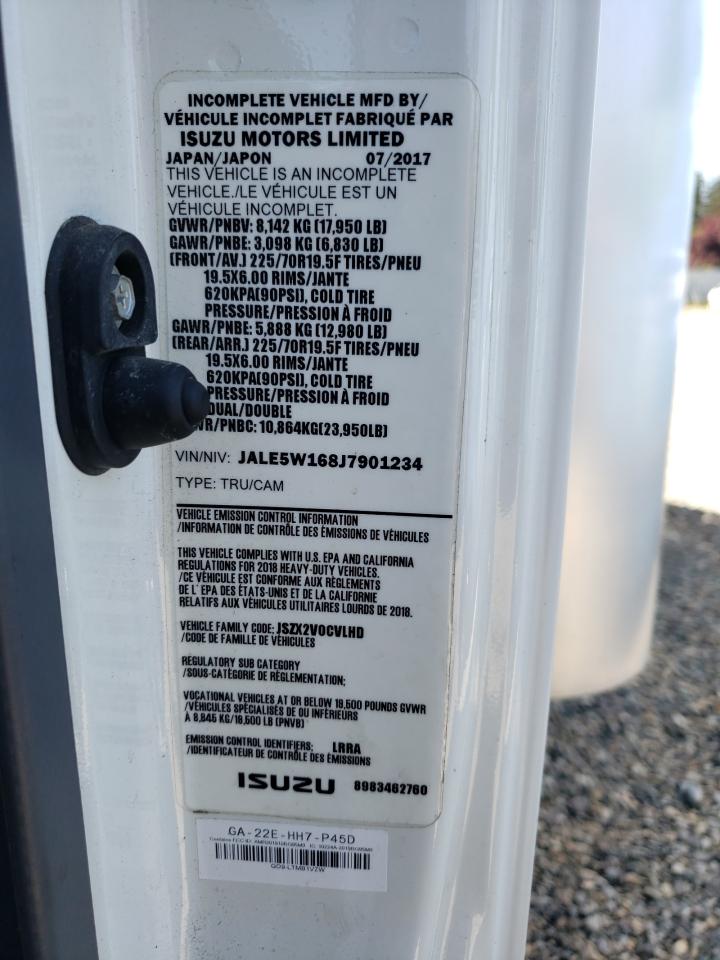 JALE5W168J7901234 2018 Isuzu Nqr