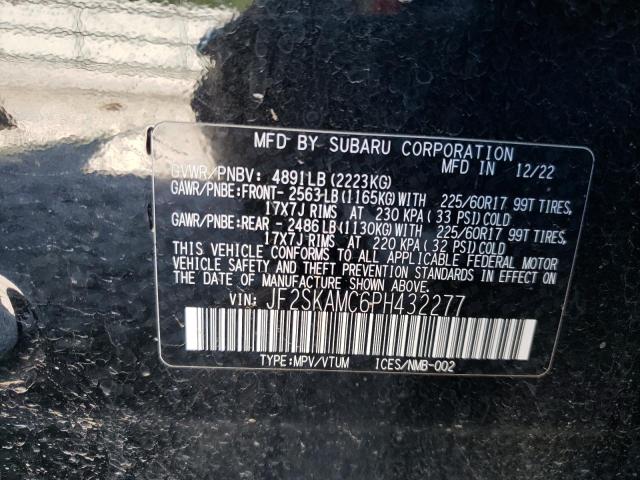 2023 SUBARU FORESTER W - JF2SKAMC6PH432277