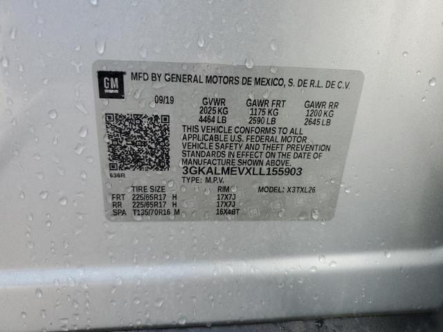 2020 GMC Terrain Sle VIN: 3GKALMEVXLL155903 Lot: 54459864