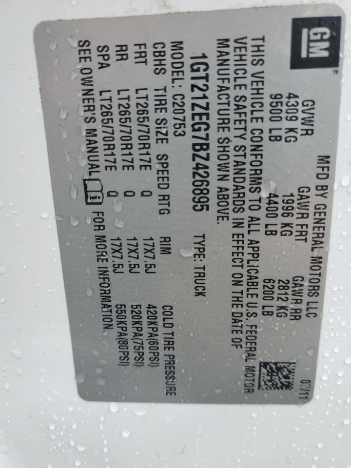 1GT21ZEG7BZ426895 2011 GMC Sierra C2500 Heavy Duty