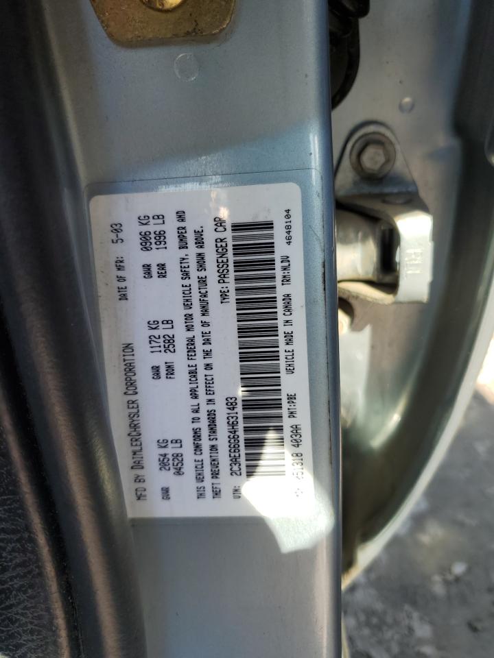 2C3AE66G64H631483 2004 Chrysler 300M