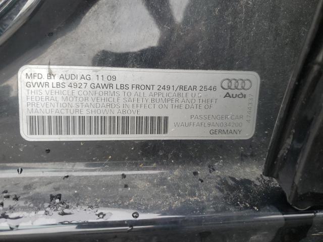 2010 Audi A4 Premium Plus VIN: WAUFFAFL9AN034200 Lot: 53221894