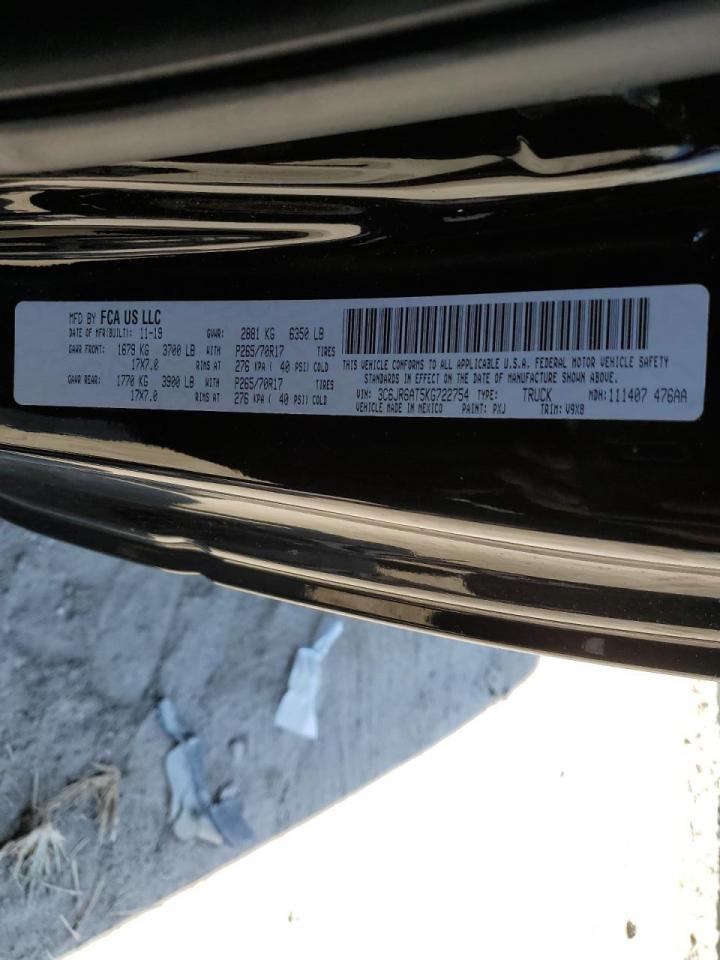 3C6JR6AT5KG722754 2019 Ram 1500 Classic Tradesman