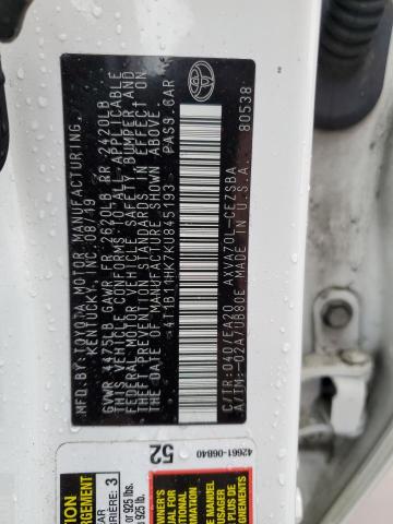 VIN 4T1B11HK7KU845193 2019 Toyota Camry, L no.12