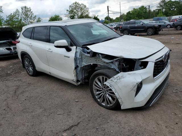 2021 Toyota Highlander Hybrid Platinum VIN: 5TDEBRCH5MS054337 Lot: 54707264