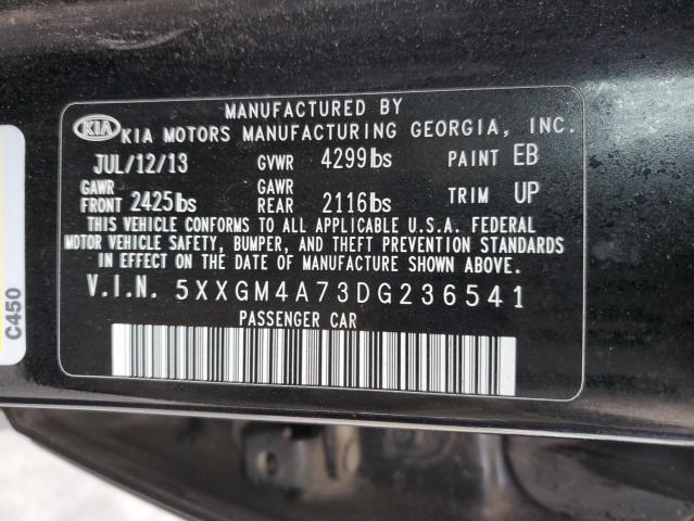 2013 Kia Optima Lx VIN: 5XXGM4A73DG236541 Lot: 51747054