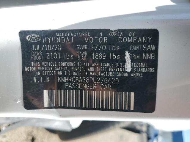 2023 Hyundai Venue Sel VIN: KMHRC8A38PU276429 Lot: 53964484