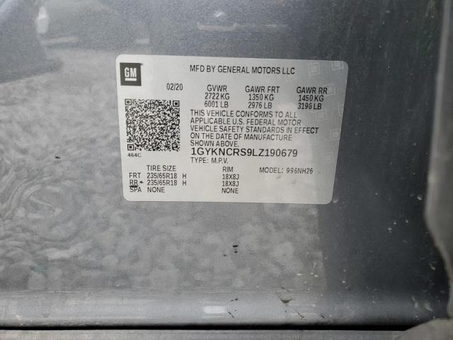 2020 Cadillac Xt5 Premium Luxury VIN: 1GYKNCRS9LZ190679 Lot: 56468694