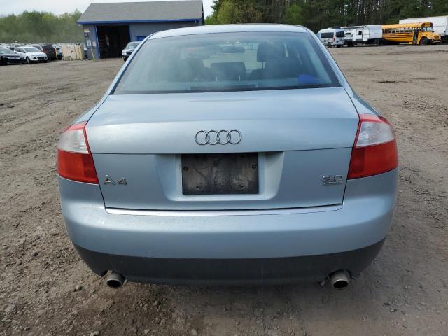 2002 Audi A4 3.0 Quattro VIN: WAULT68E22A113479 Lot: 55827534