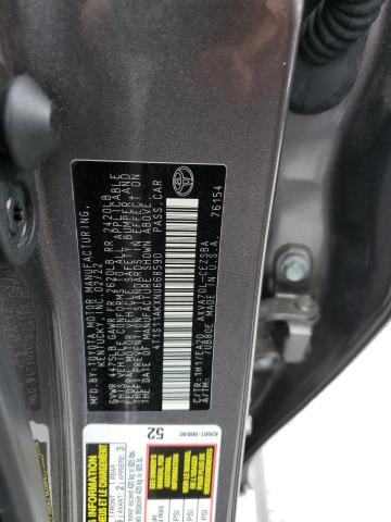 2022 TOYOTA CAMRY NIGH - 4T1S11AKXNU668590