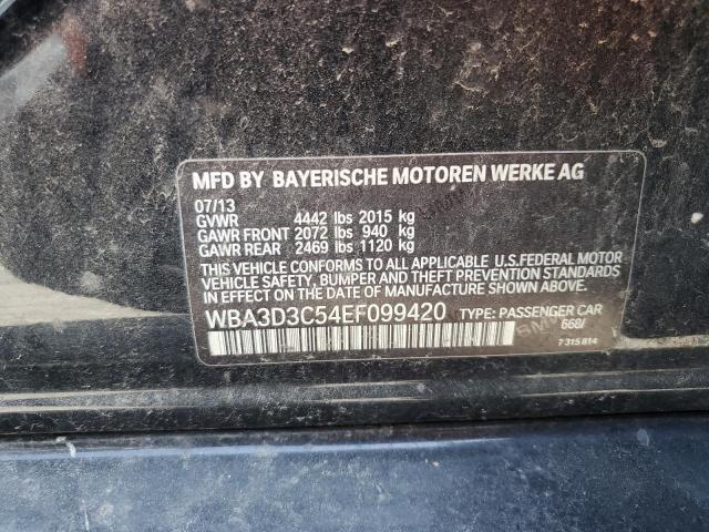 2014 BMW 328 D VIN: WBA3D3C54EF099420 Lot: 53712544
