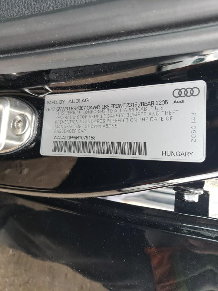 WAUAUGFF8H1079188 2017 Audi A3 Premium