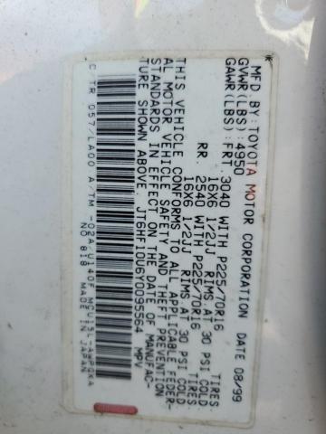 2000 Lexus Rx 300 VIN: JT6HF10U6Y0095564 Lot: 57279004