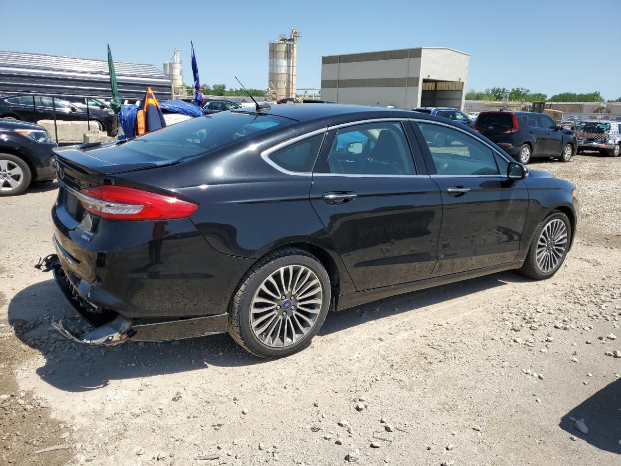 Lot #2621939288 2018 FORD FUSION TIT