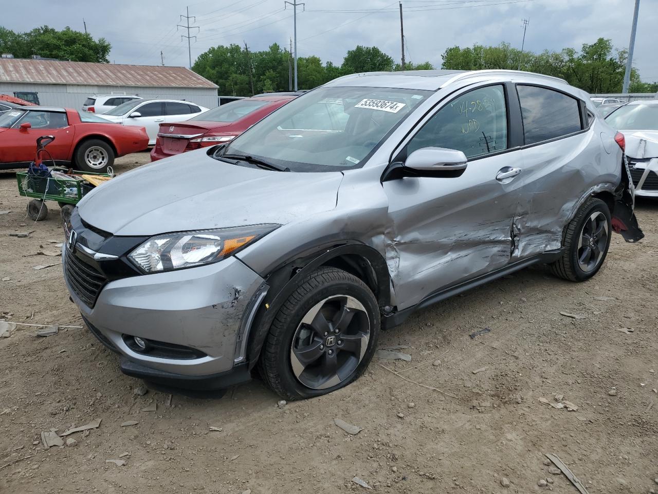 3CZRU6H72JM707125 2018 Honda Hr-V Exl