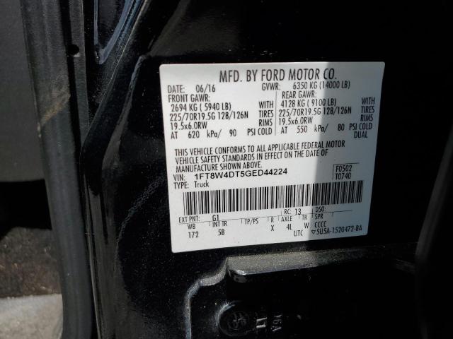 2016 Ford F450 Super Duty VIN: 1FT8W4DT5GED44224 Lot: 55818034