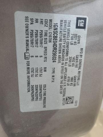 2013 Chevrolet Tahoe C1500 Lt VIN: 1GNSCBE04DR296024 Lot: 55873734