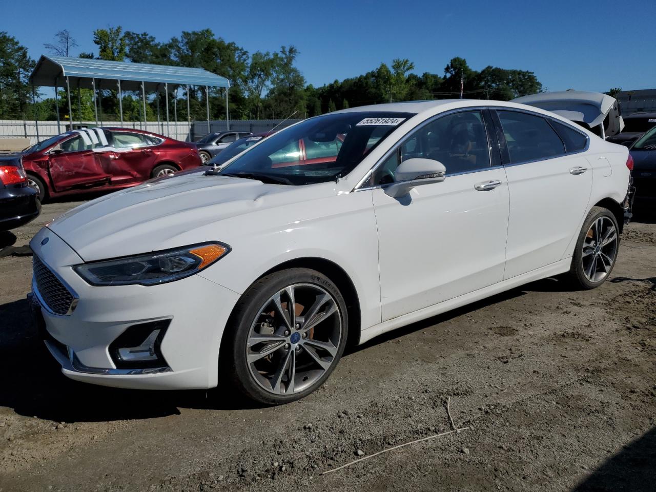 2019 Ford Fusion Titanium vin: 3FA6P0D9XKR241149