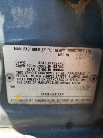 1995 Subaru Legacy L VIN: 4S3BK6355S7326142 Lot: 57058404