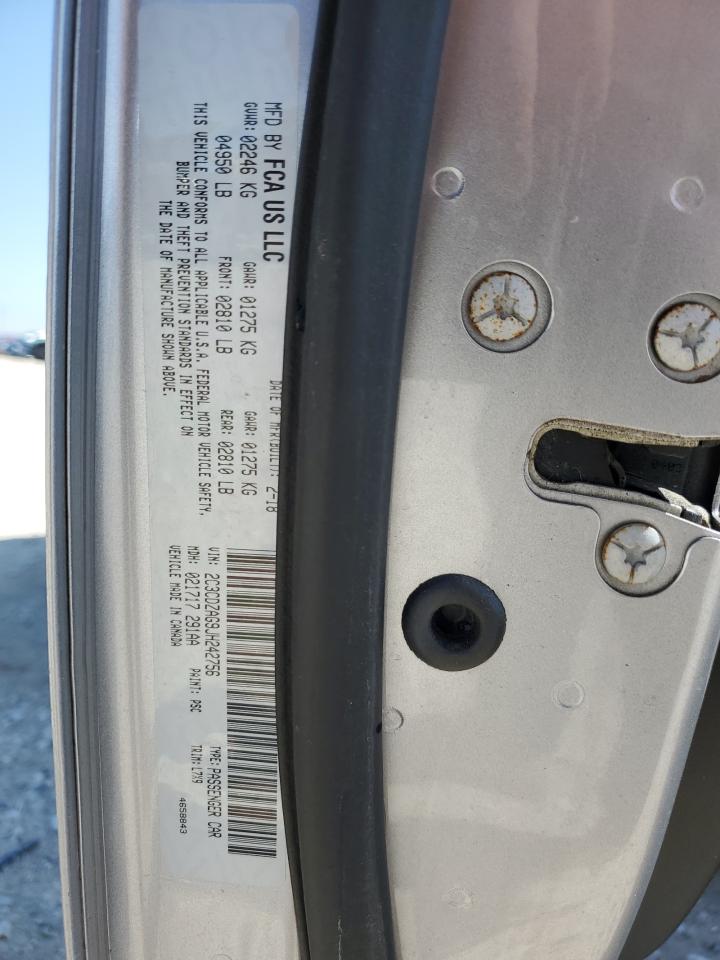 2C3CDZAG9JH242756 2018 Dodge Challenger Sxt