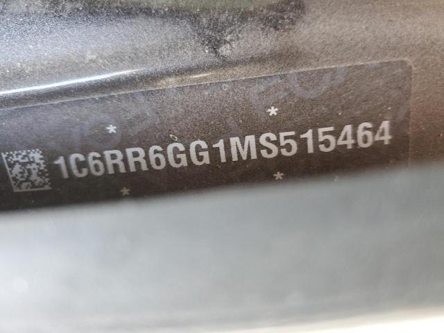 2021 Ram 1500 Classic Slt VIN: 1C6RR6GG1MS515464 Lot: 53871684