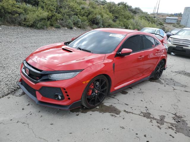 Vin: shhfk8g72hu202100, lot: 58307294, honda civic type-r touring 20171
