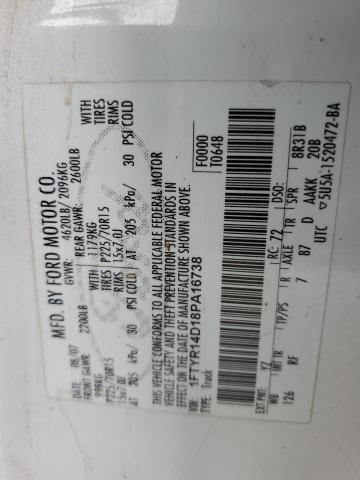 2008 Ford Ranger Super Cab VIN: 1FTYR14D18PA16738 Lot: 55966814