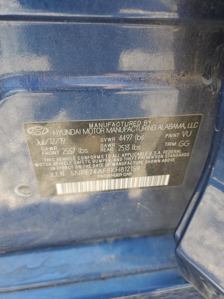 5NPE24AF8KH812159 2019 Hyundai Sonata Se