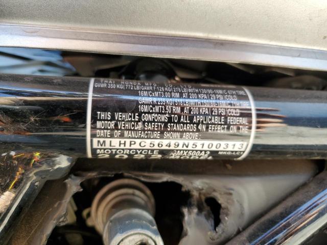 2022 HONDA CMX500 A2 MLHPC5649N5100313