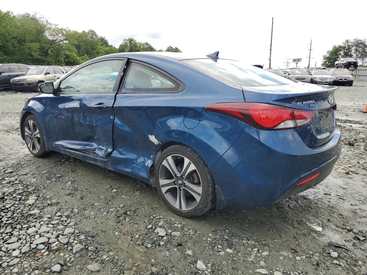 KMHDH6AH3EU029182 2014 Hyundai Elantra Coupe Gs