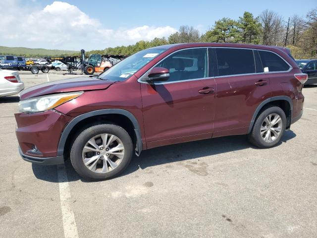 Lot #2539669114 2015 TOYOTA HIGHLANDER salvage car