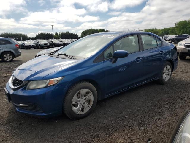 Lot #2549597973 2014 HONDA CIVIC LX salvage car