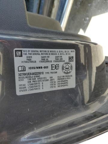 2010 GMC Sierra K1500 Sl VIN: 3GTRKUEA4AG229918 Lot: 53564794