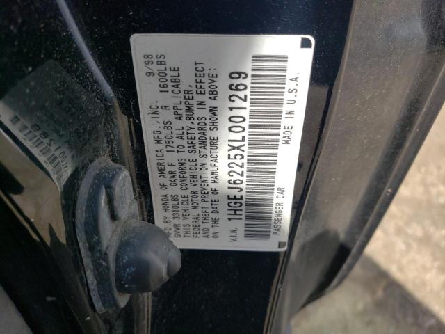 1999 Honda Civic Dx VIN: 1HGEJ6225XL001269 Lot: 56089044