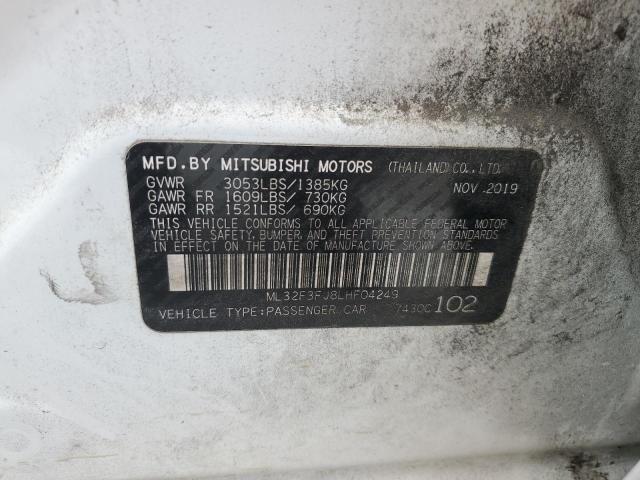 ML32F3FJ8LHF04249 2020 Mitsubishi Mirage G4 Es