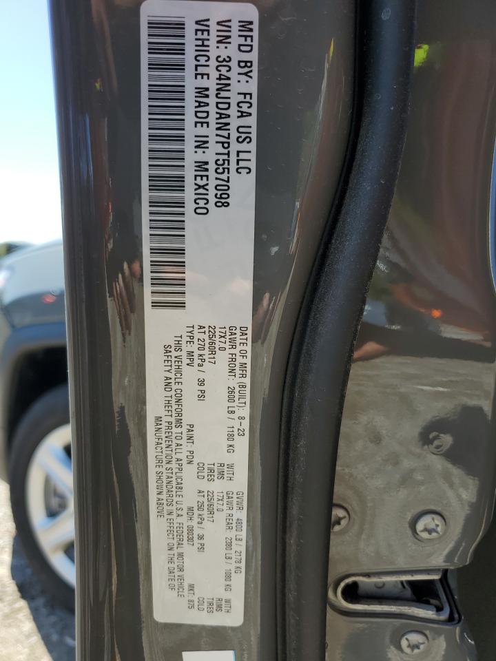 3C4NJDAN7PT557098 2023 Jeep Compass Sport